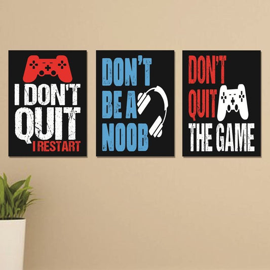 Set of 3 Wall Art Wooden Phototile Frames for Wall Decor