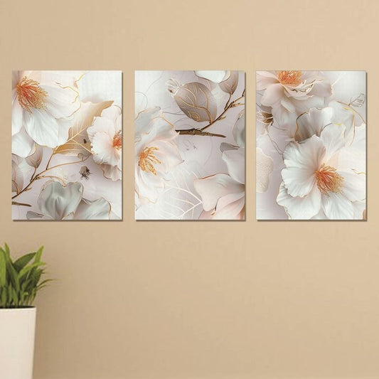 Set of 3 Wall Art Wooden Phototile Frames for Wall Decor