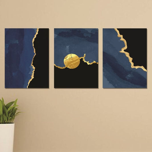 Set of 3 Wall Art Wooden Phototile Frames for Wall Decor