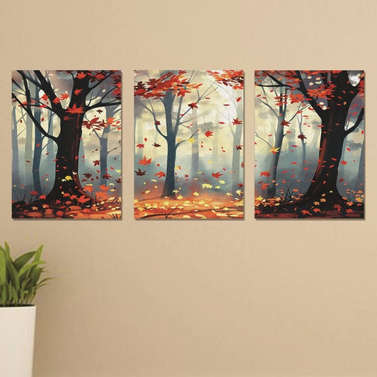 Set of 3 Wall Art Wooden Phototile Frames for Wall Decor