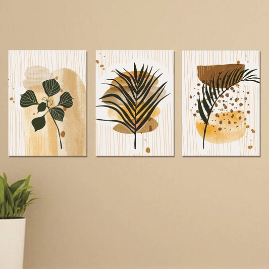 Set of 3 Wall Art Wooden Phototile Frames for Wall Decor