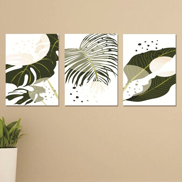 Set of 3 Wall Art Wooden Phototile Frames for Wall Decor