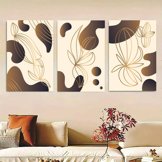 Set of 3 Wall Art Wooden Phototile Frames for Wall Decor