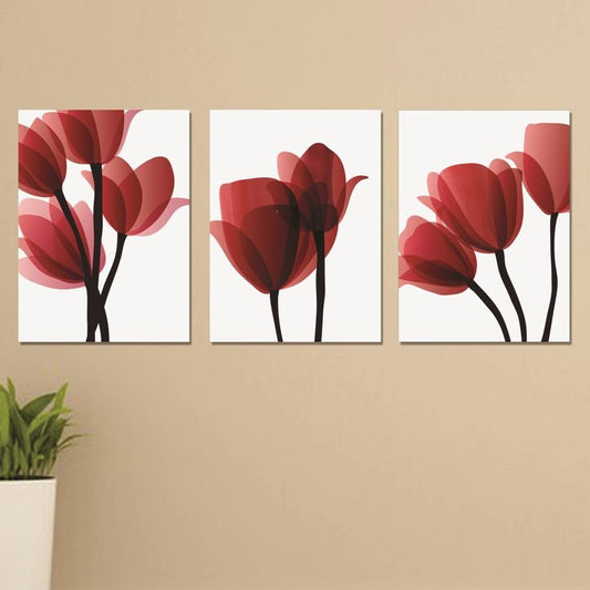 Set of 3 Wall Art Wooden Phototile Frames for Wall Decor