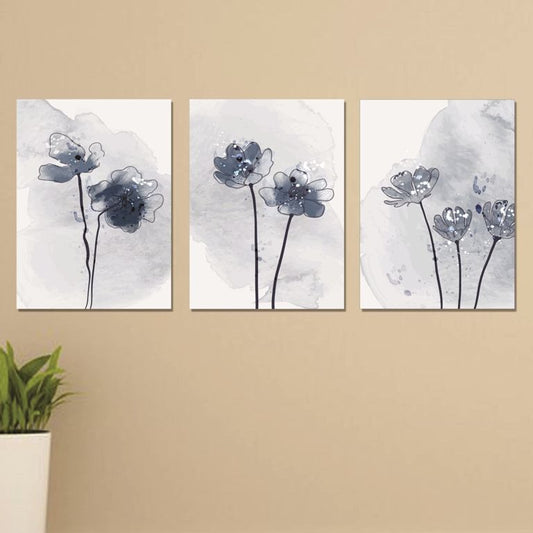 Set of 3 Wall Art Wooden Phototile Frames for Wall Decor