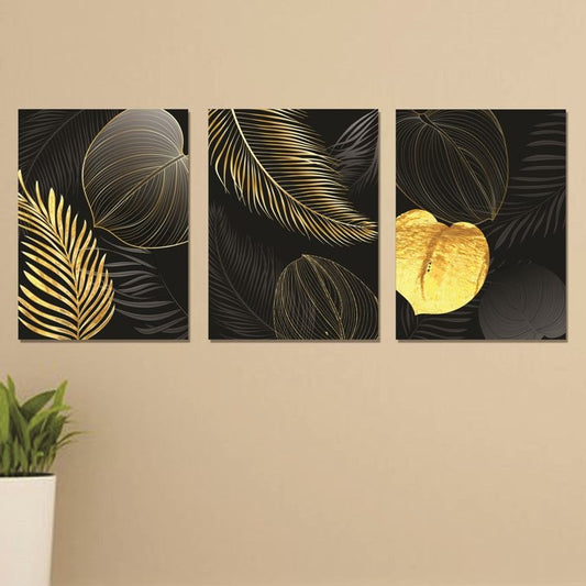 Set of 3 Wall Art Wooden Phototile Frames for Wall Decor