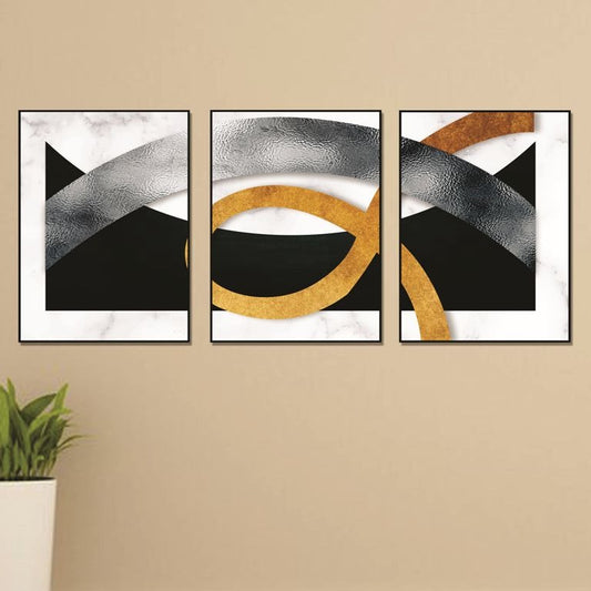 Set of 3 Wall Art Wooden Phototile Frames for Wall Decor