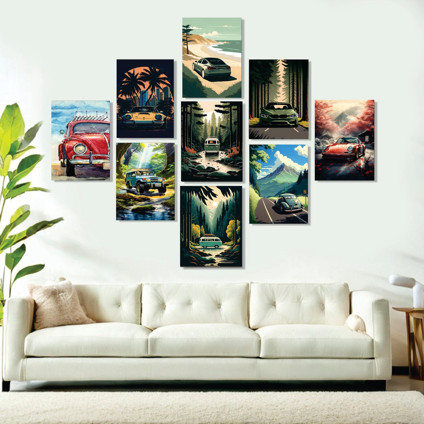 Set Of 9 Home Aesthetic Wall Art Home Decoration MA-132